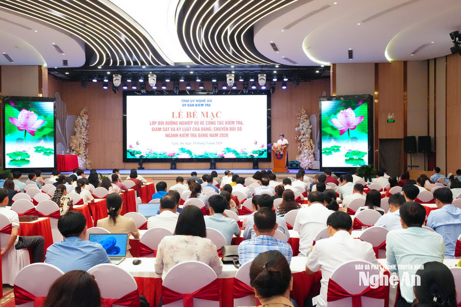 Chủ nhiệm Ủy ban Kiểm tra Tỉnh ủy nhấn mạnh 4 nhóm nhiệm vụ về công tác kiểm tra, giám sát