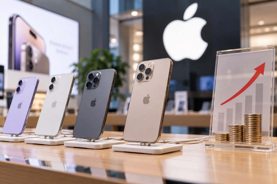 Bão giá chip nhớ AI buộc Apple tăng giá loạt iPhone đời cũ tới 4 triệu đồng tại Việt Nam