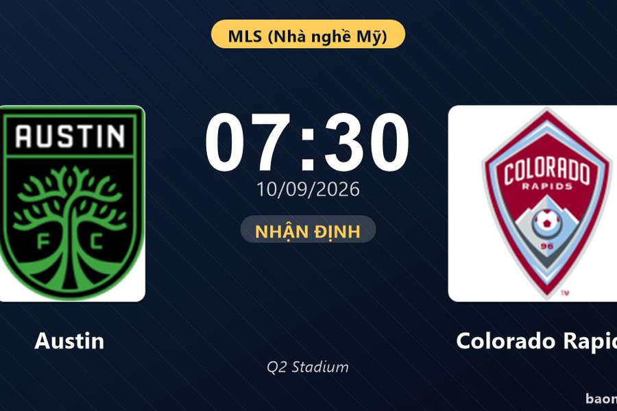 Nhận định Austin vs Colorado Rapids: Đội khách đau đầu vì thiếu người