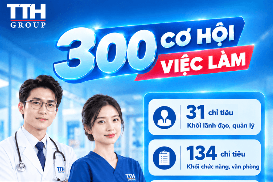TTH Group tại Nghệ An tuyển dụng 300 chỉ tiêu, vị trí việc làm tại ngày hội tuyển dụng năm 2026
