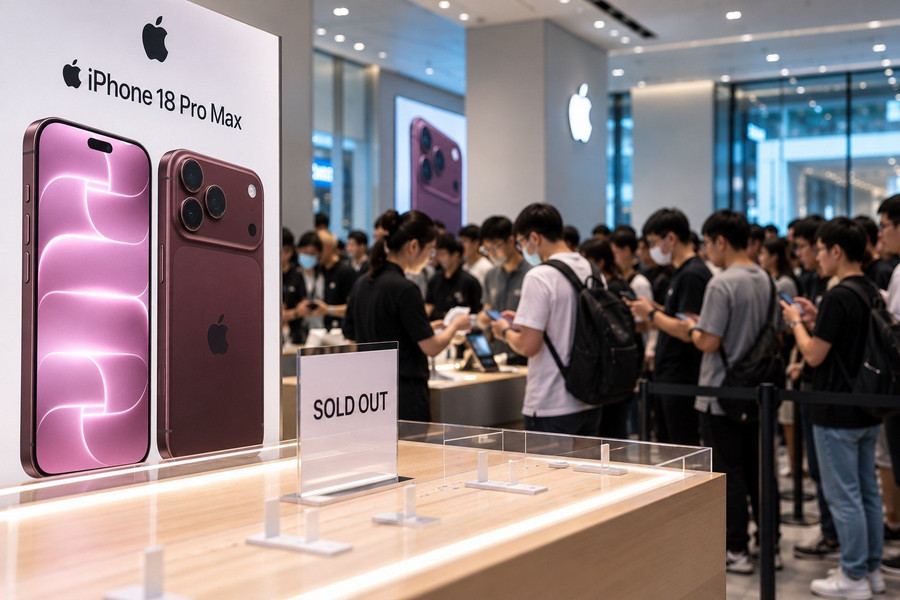 iPhone 18 Pro Max cháy hàng đợt đầu tại thị trường Việt Nam chỉ sau 10 phút mở bán online