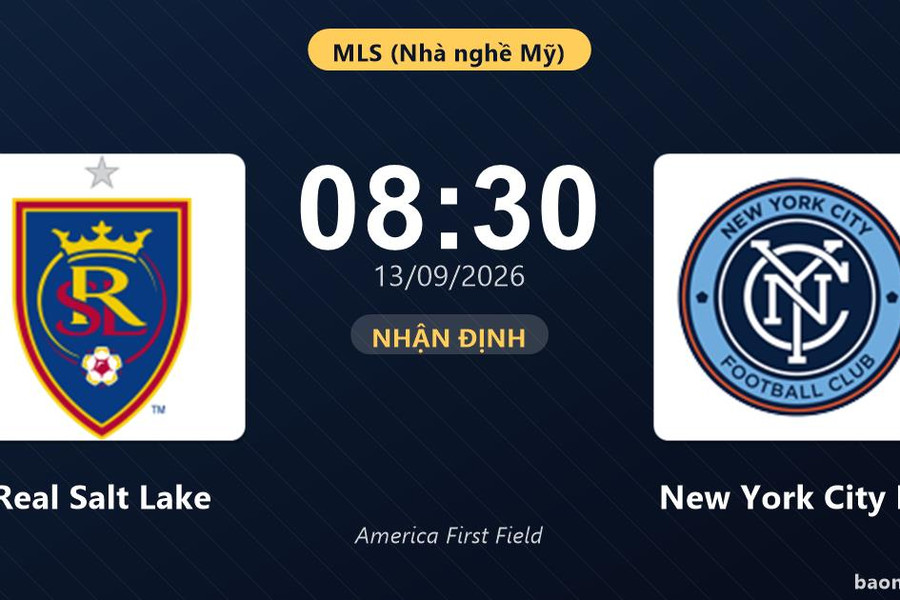 Nhận định Real Salt Lake vs New York City FC: Cả hai cùng khát thắng