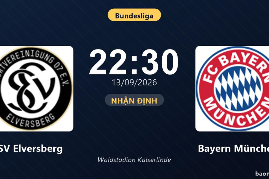 Nhận định SV Elversberg vs Bayern München: Màn so tài của hai đội vào phom