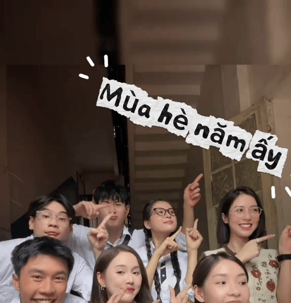 Dàn diễn viên phim Mùa hè năm ấy bất ngờ hội ngộ giữa hai thế hệ tại bối cảnh trường xưa