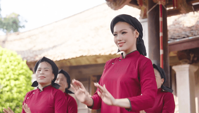Miss Cosmo Vietnam 2026 Đỗ Cẩm Ly đưa nghệ thuật hát xoan Phú Thọ ra đấu trường quốc tế