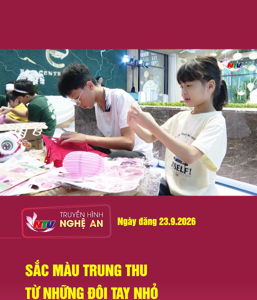Sắc màu Trung thu từ những đôi tay nhỏ