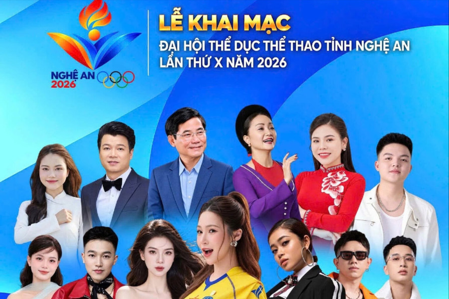 Hương Tràm cùng nhiều nghệ sĩ nổi tiếng sẽ góp mặt tại Lễ khai mạc Đại hội Thể dục Thể thao tỉnh Nghệ An