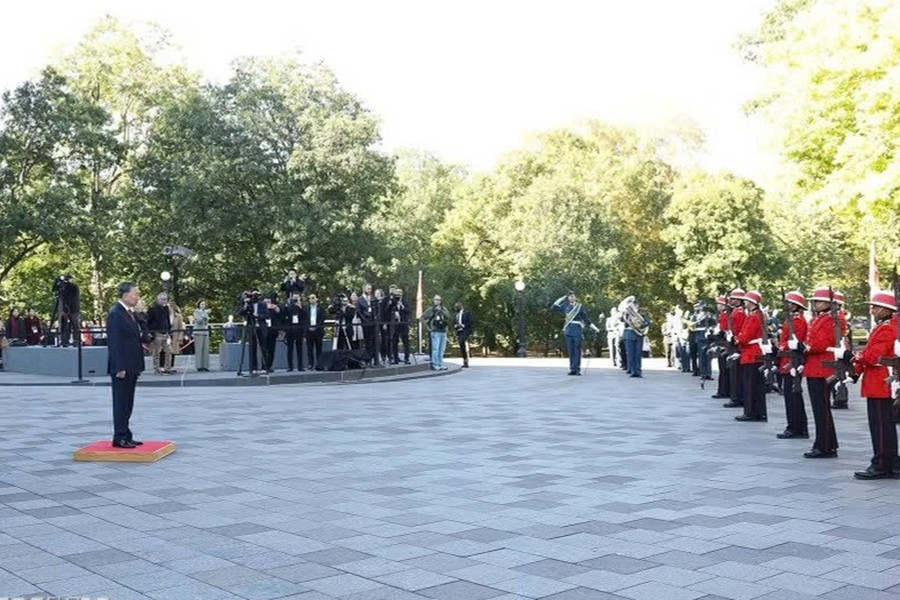 Lễ đón trọng thể Tổng Bí thư, Chủ tịch nước Tô Lâm thăm cấp Nhà nước tới Canada