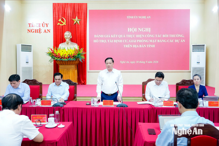 Bí thư Tỉnh ủy yêu cầu quyết liệt tháo gỡ vướng mắc, đẩy nhanh giải phóng mặt bằng các dự án