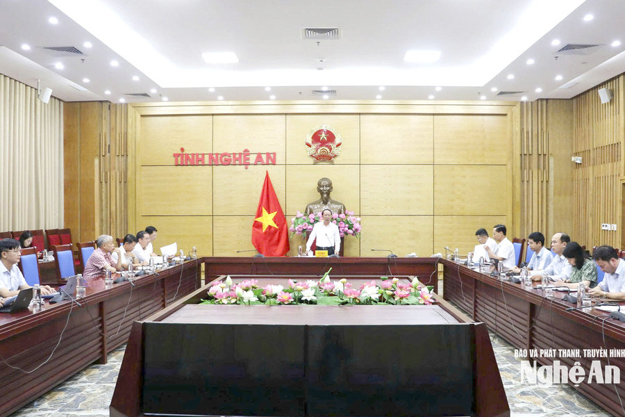 UBND tỉnh Nghệ An cho ý kiến về các dự thảo quy định quản lý ngân sách, tài sản công