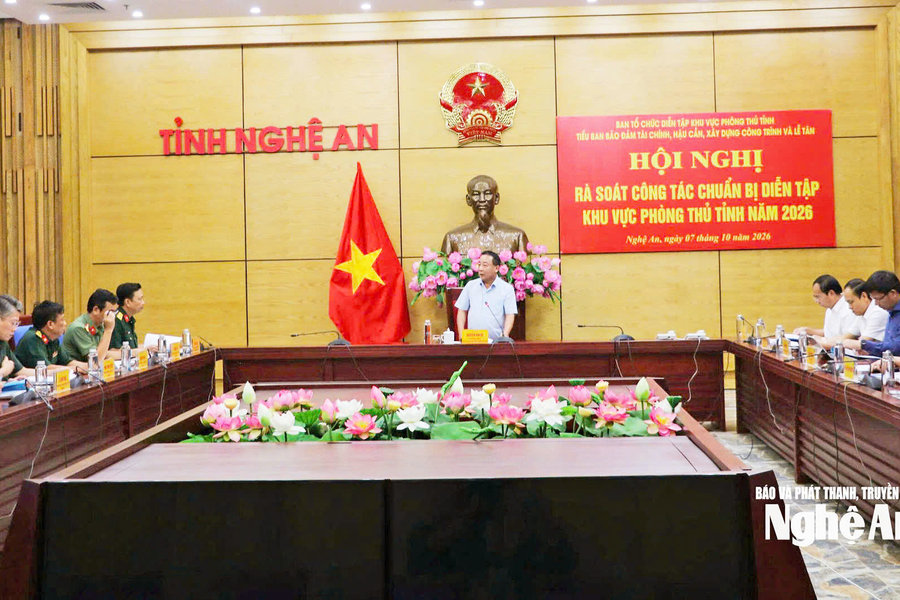 Rà soát công tác chuẩn bị diễn tập khu vực phòng thủ tỉnh năm 2026