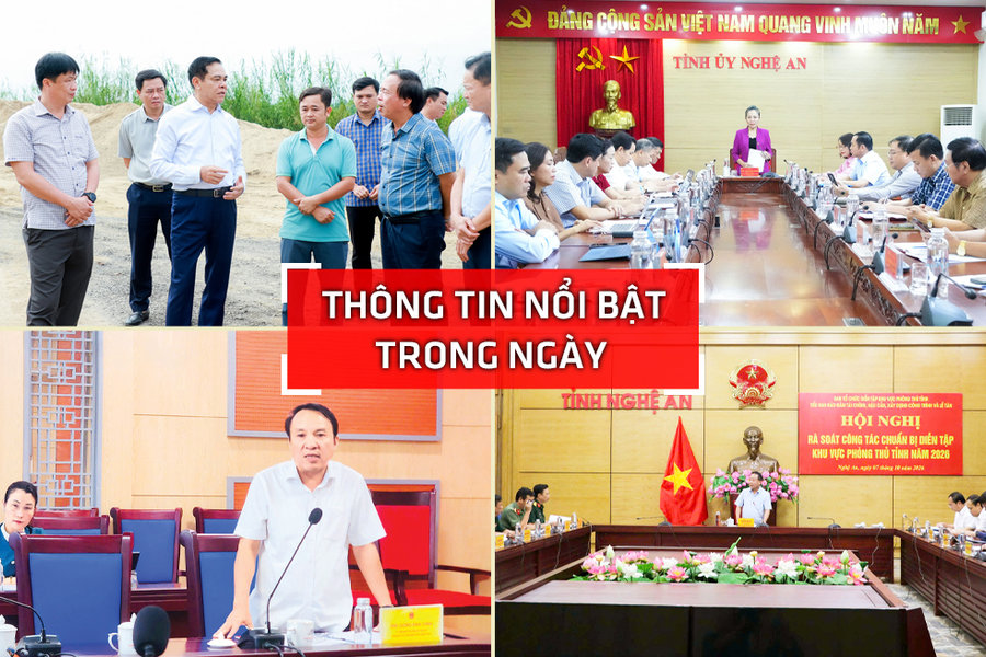 Nghệ An: Thông tin nổi bật ngày 7/10