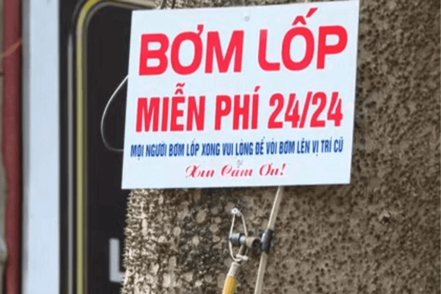 Trạm bơm xe “tử tế”