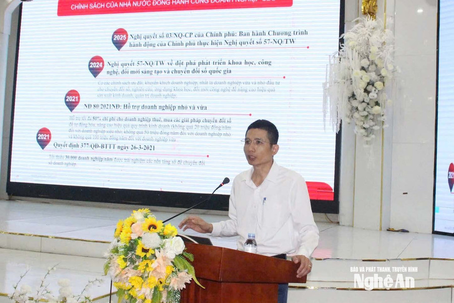 Viettel Nghệ An tập huấn hệ sinh thái chuyển đổi số và nền tảng quản trị cho doanh nghiệp Khu kinh tế, Khu Công nghiệp
