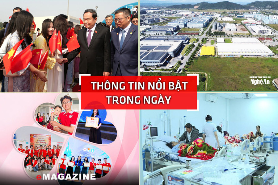 Nghệ An: Thông tin nổi bật ngày 11/10