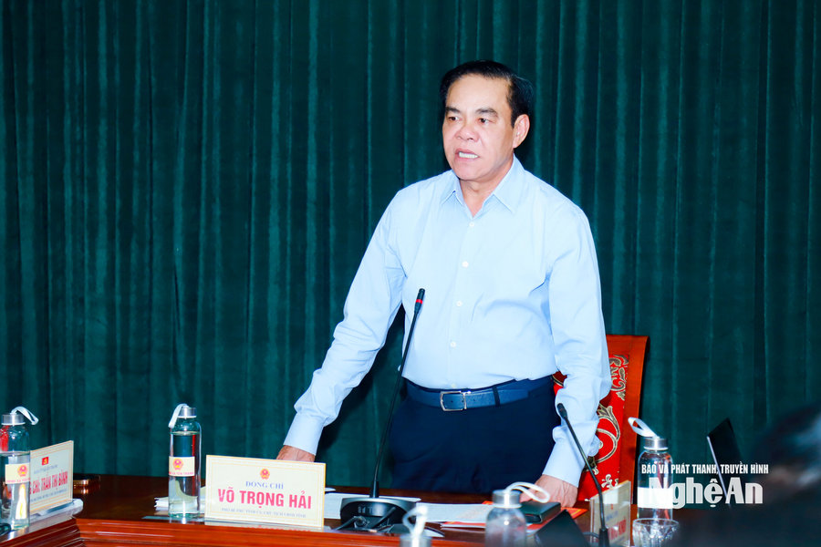 Chủ tịch UBND tỉnh Võ Trọng Hải yêu cầu 9 xã vùng Yên Thành tiếp tục đóng góp tích cực vào tăng trưởng chung của tỉnh