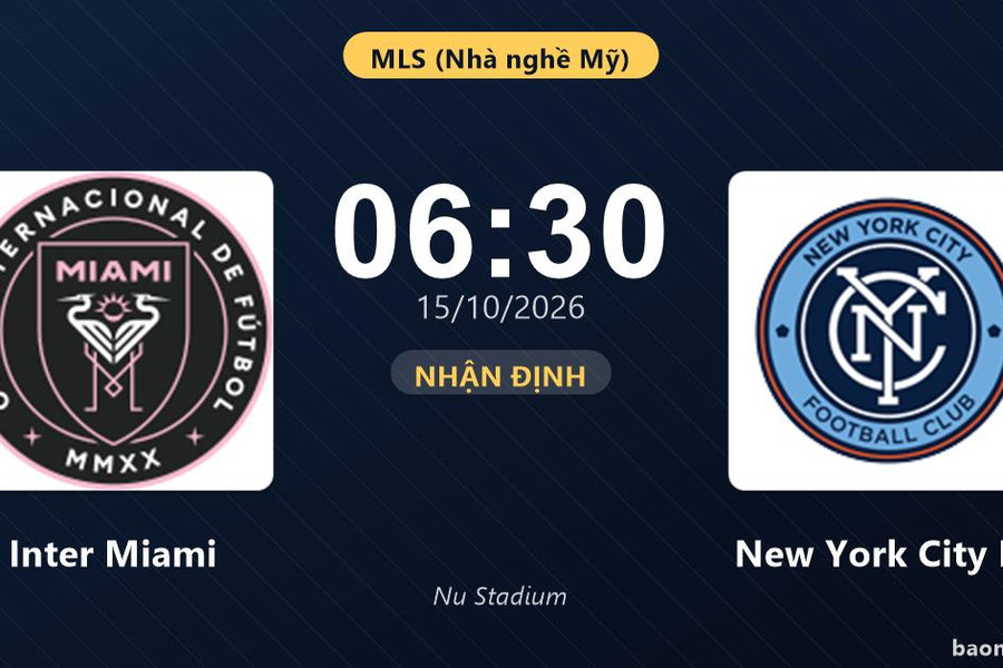 Nhận định Inter Miami vs New York City FC: Chủ nhà được đánh giá cao hơn