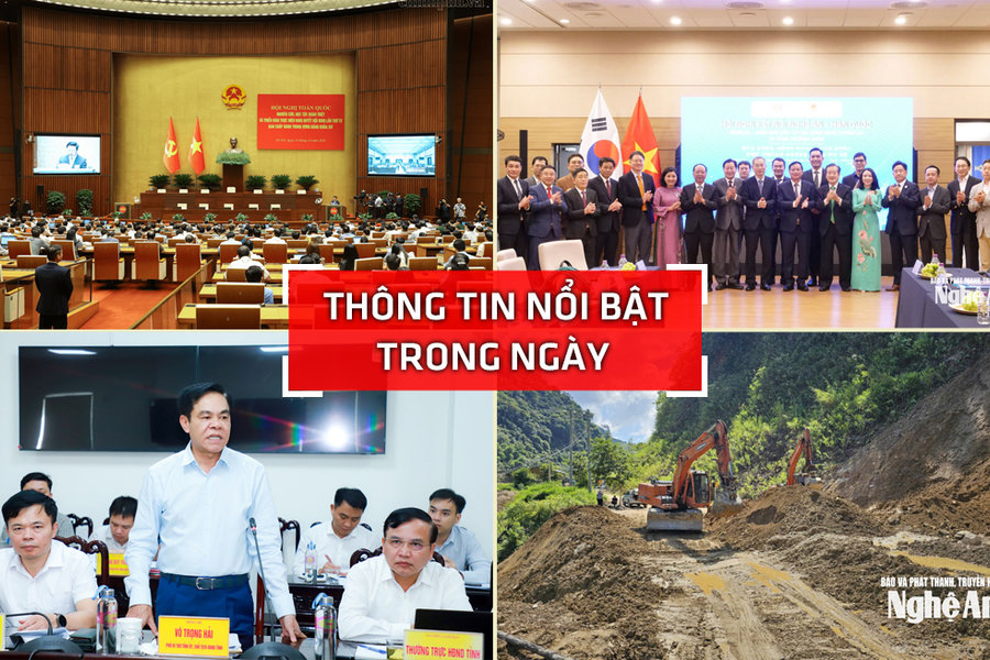 Nghệ An: Thông tin nổi bật ngày 16/10