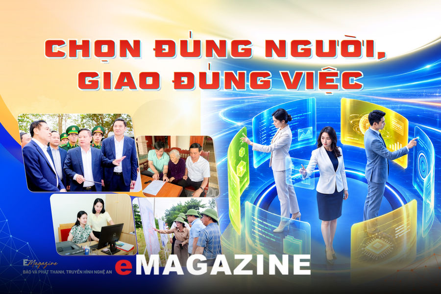 Chọn đúng người, giao đúng việc