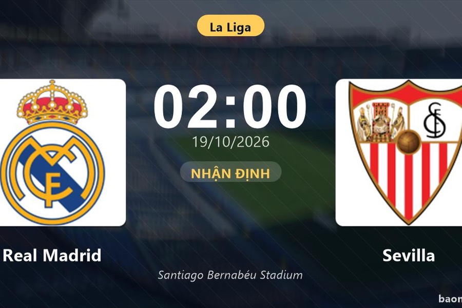 Nhận định Real Madrid vs Sevilla: Điểm nóng cuộc đua tốp đầu