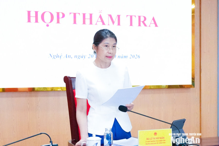 Ban Dân tộc HĐND tỉnh thẩm tra phương án phân bổ nguồn vốn thực hiện các chương trình mục tiêu quốc gia