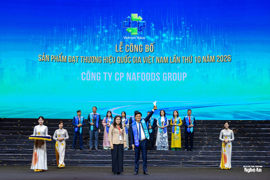 Nafoods Group khẳng định vị thế với 3 nhóm sản phẩm đạt Thương hiệu Quốc gia