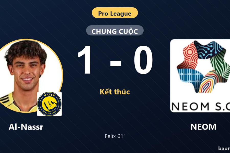 Hạ sát nút NEOM, Al-Nassr giữ vững top 3 và phả hơi nóng lên ngôi đầu