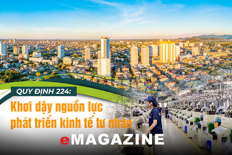 Quy định 224: Khơi dậy nguồn lực phát triển kinh tế tư nhân