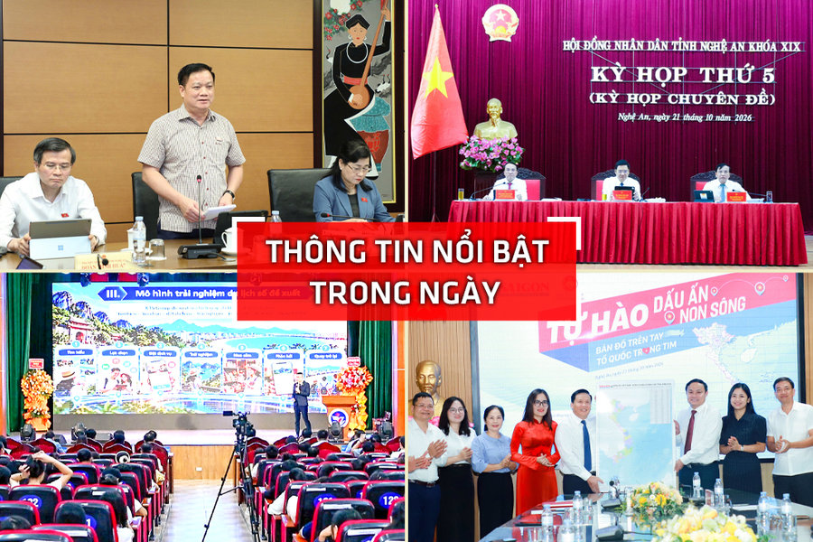 Nghệ An: Thông tin nổi bật ngày 21/10
