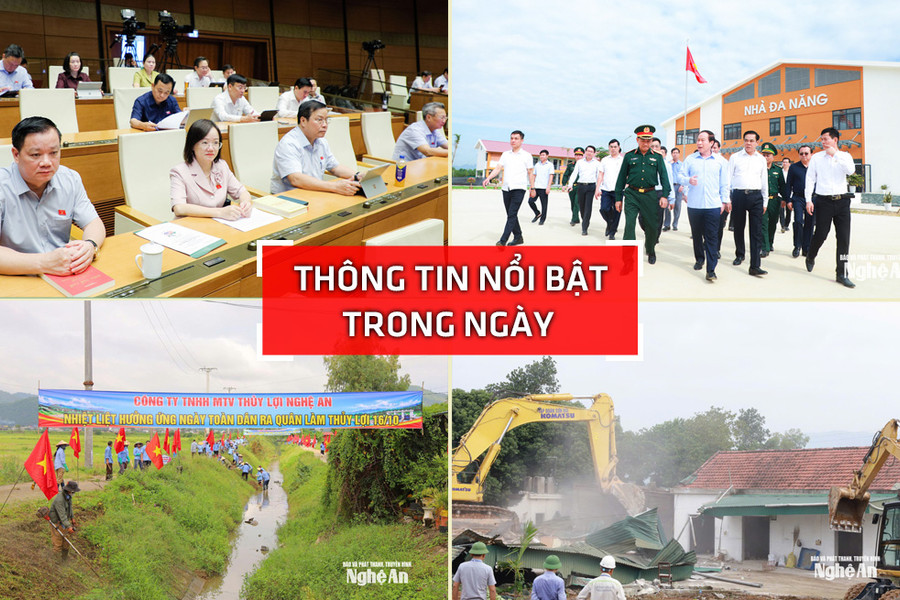 Nghệ An: Thông tin nổi bật ngày 22/10