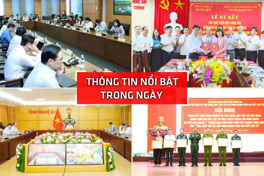 Nghệ An: Thông tin nổi bật ngày 23/10