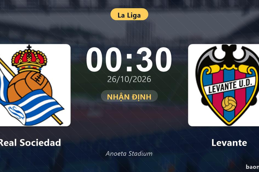 Nhận định Real Sociedad vs Levante: Điểm nóng cuộc đua tốp đầu