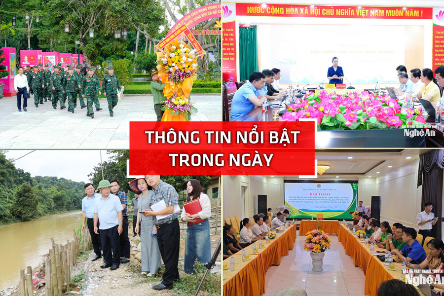 Nghệ An: Thông tin nổi bật ngày 26/10