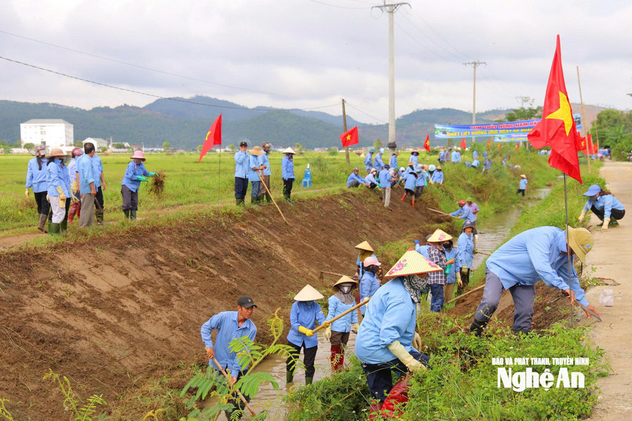 Nghệ An chủ động làm thủy lợi, phục vụ sản xuất