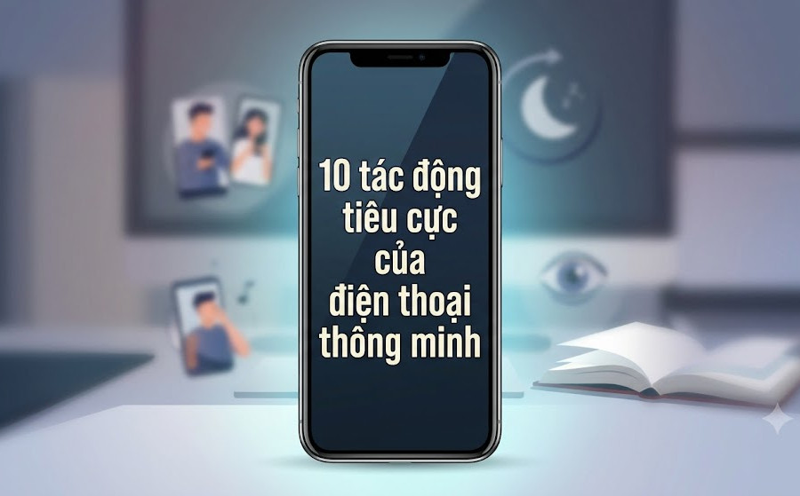 10 tác động tiêu cực của điện thoại thông minh