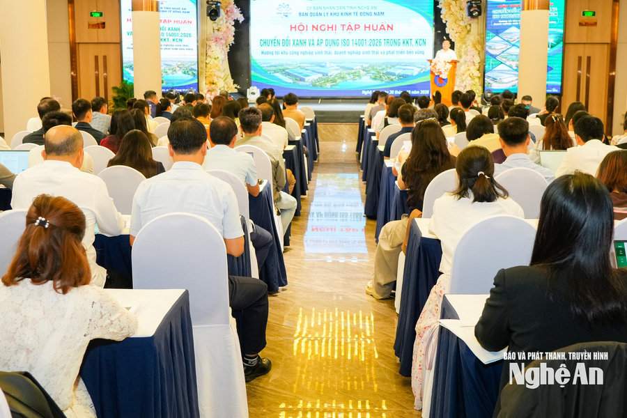 Thúc đẩy phát triển khu công nghiệp xanh, sinh thái tại Nghệ An