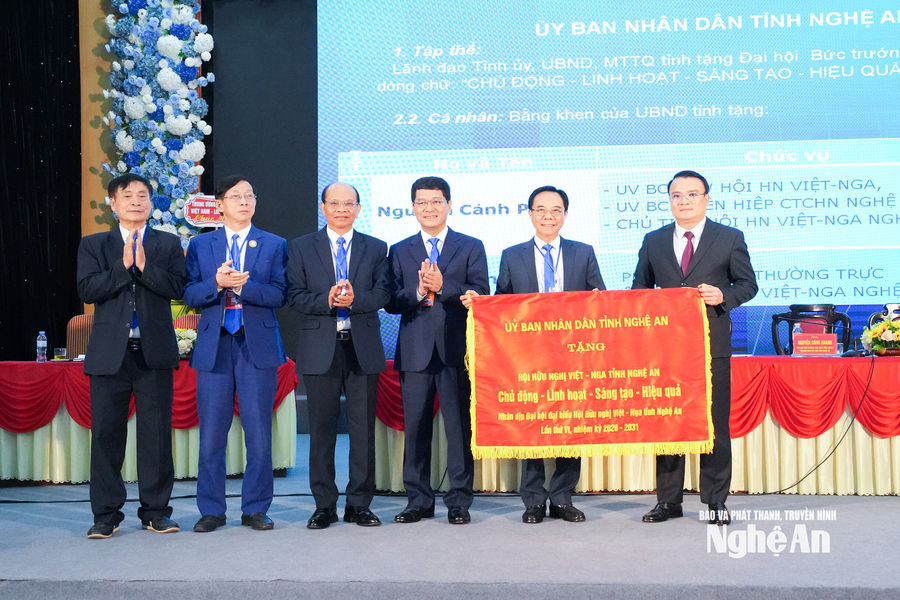 Đại hội đại biểu Hội Hữu nghị Việt Nam - Liên bang Nga tỉnh Nghệ An: Phát huy vai trò cầu nối, thúc đẩy hợp tác phát triển