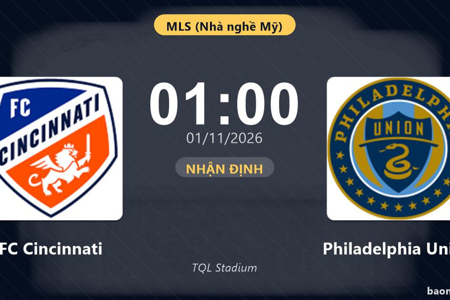 Nhận định FC Cincinnati vs Philadelphia Union: Điểm nóng cuộc đua tốp đầu