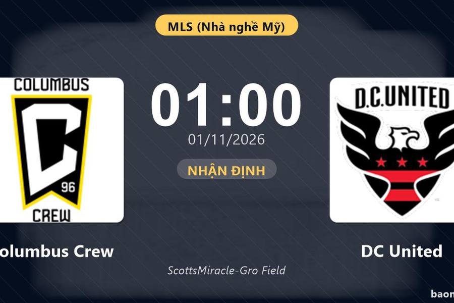 Nhận định Columbus Crew vs DC United: Điểm tựa từ phong độ cao